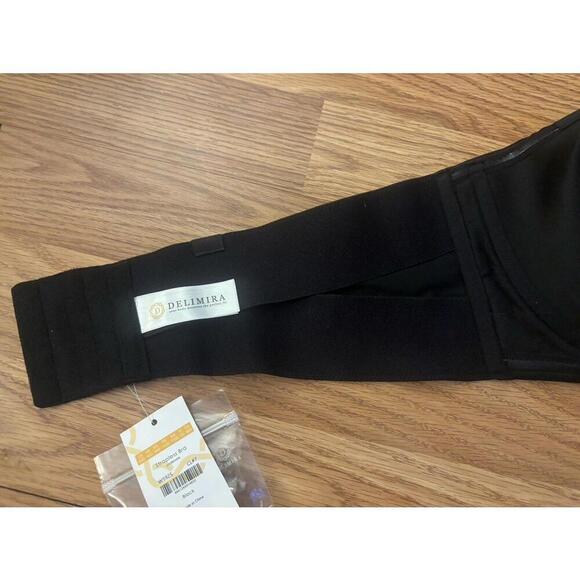 Black Strapless Bra Size 42D - Picture 4 of 9